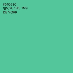 #54C69C - De York Color Image